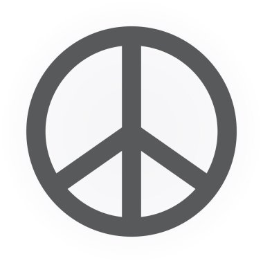 Huzur. Web simgesi basit tasarım