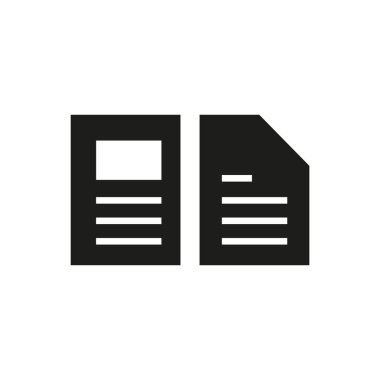 belge simgesi, vektör illüstrasyon tasarımı