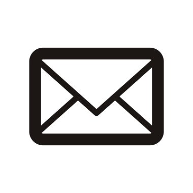 zarf e- posta simgesi vektör illüstrasyonu