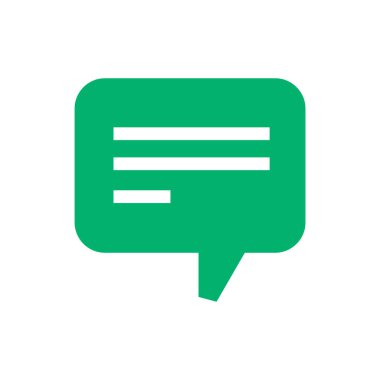 konuşma kabarcığı vektör çizimi