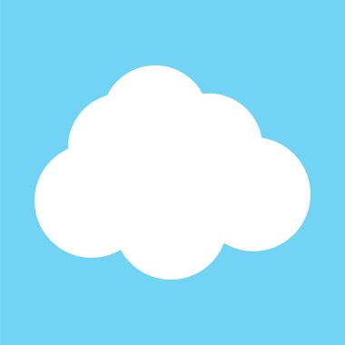 bulut web vektör simgesi