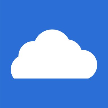 bulut web vektör simgesi