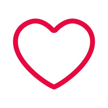 Arka planda kalp ikonu var. Aşk logosu kalp çizimi.