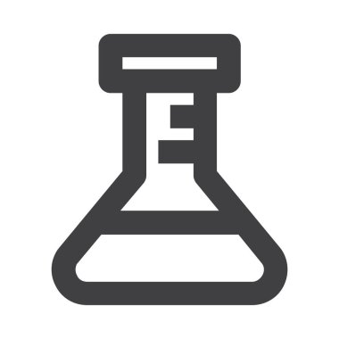 minimalist vektör illüstrasyonu, matara simgesi