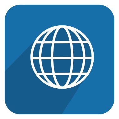 genel ağ simgesi, vektör illüstrasyonu 