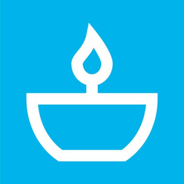 Mum simgesinin vektör illüstrasyonu