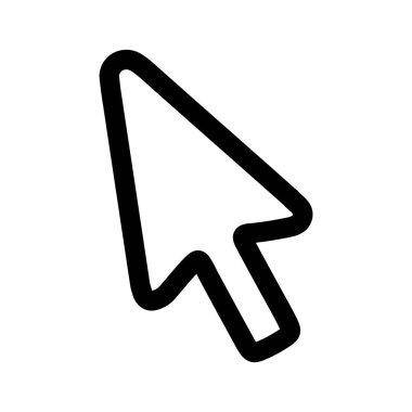 imleç ağ vektör simgesi