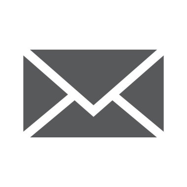 zarf e- posta simgesi vektör illüstrasyonu