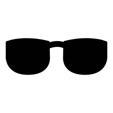 Güneş gözlüğü ikonu. vektör illüstrasyonu