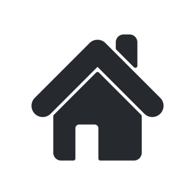 ev simgesi vektör illüstrasyonu