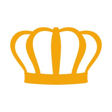 Kraliyet tacı, düz tasarım, vektör illüstrasyonu