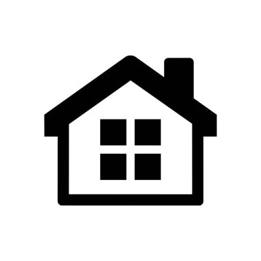 ev simgesi vektör illüstrasyonu