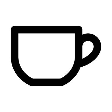 kahve ikonu vektör illüstrasyonu