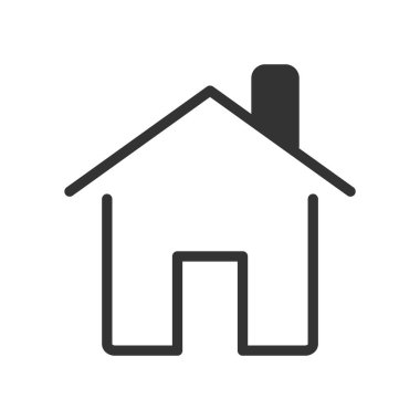 ev simgesi vektör illüstrasyonu