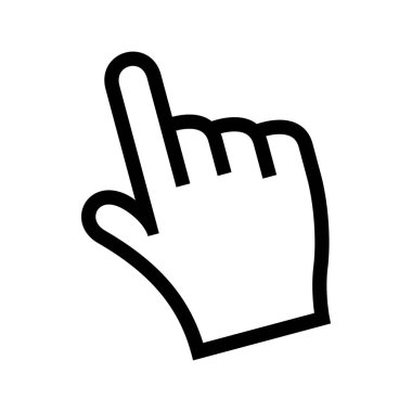 imleç ağ vektör simgesi