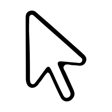 imleç ağ vektör simgesi