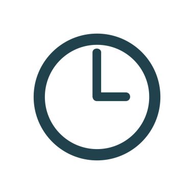 Saat vektör web simgesi