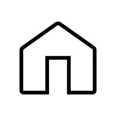 ev simgesi vektör illüstrasyonu