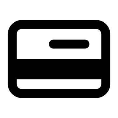 Kartın vektör illüstrasyon simgesi