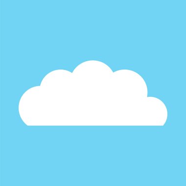 bulut web vektör simgesi