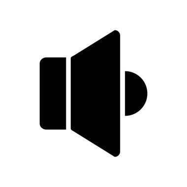 ses simgesi vektör illüstrasyonu