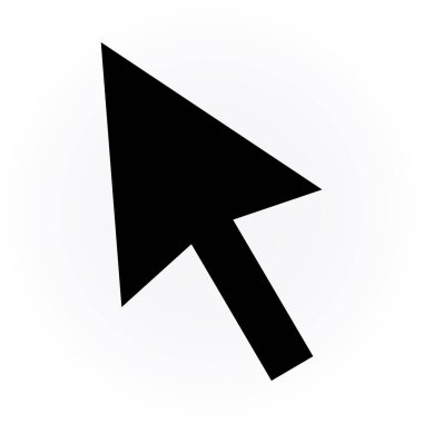 imleç ağ vektör simgesi