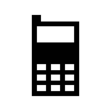 Telefonun vektör illüstrasyon simgesi 