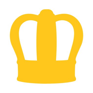 Kraliyet tacı, düz tasarım, vektör illüstrasyonu