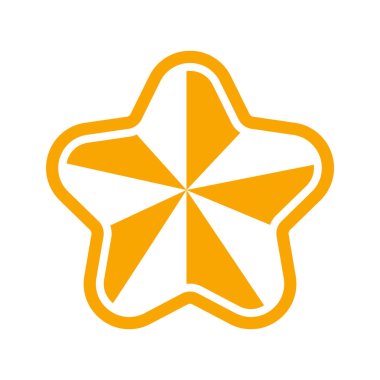 yıldız simgesi vektör illüstrasyonu