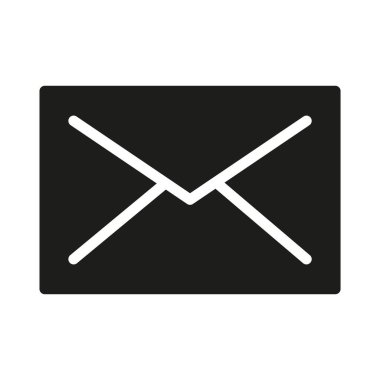 zarf e- posta simgesi vektör illüstrasyonu