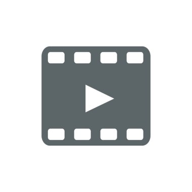 video simgesi vektör illüstrasyonu