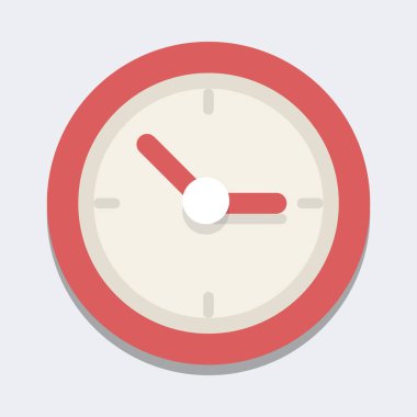 Saat vektör web simgesi