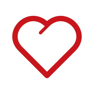 Arka planda kalp ikonu var. Aşk logosu kalp çizimi.