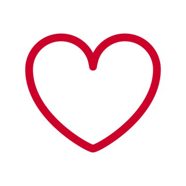 Arka planda kalp ikonu var. Aşk logosu kalp çizimi.