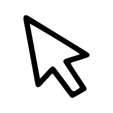 imleç simgesi, vektör illüstrasyon tasarımı