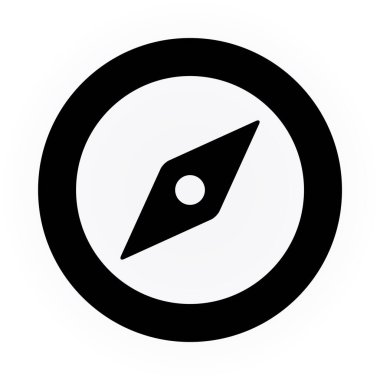 Pusula simgesi vektör resimlemesi