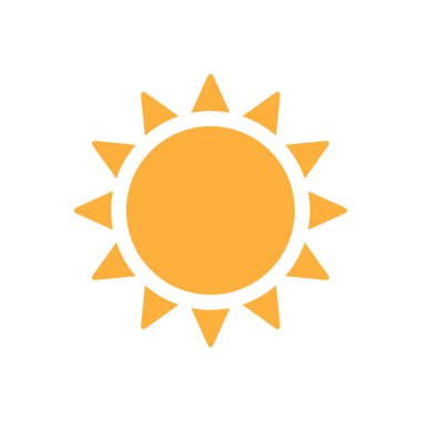 Güneş Simgesi Vektör illüstrasyonu