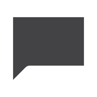 konuşma kabarcığı vektör çizimi