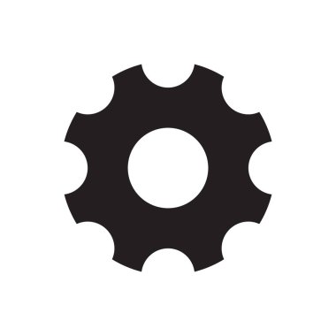 dişli simgesi vektör illüstrasyonu