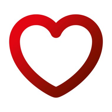 Arka planda kalp ikonu var. Aşk logosu kalp çizimi.