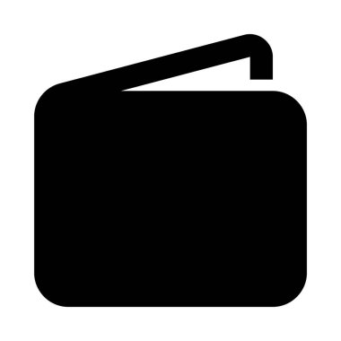 m-cüzdan simgesi tasarım, vektör çizim