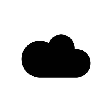 bulut web vektör simgesi