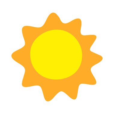 Güneş Simgesi Vektör illüstrasyonu