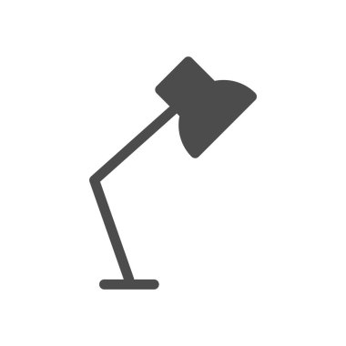 Resepsiyon lambası simgesi. Vektör çizim