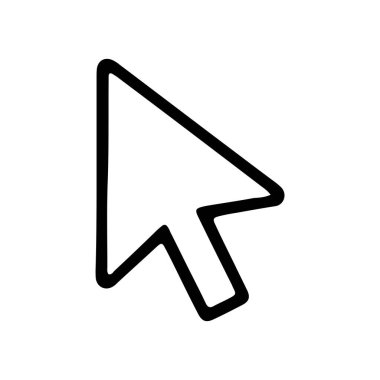 imleç simgesi, vektör illüstrasyon tasarımı