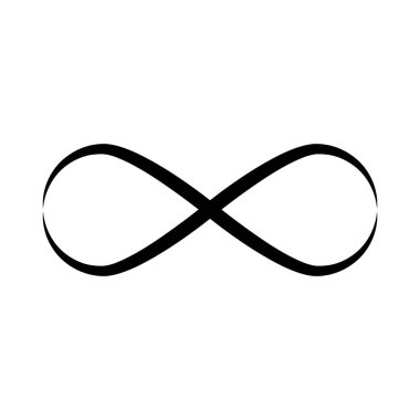 Sonsuzluk vektör logo tasarım şablonu