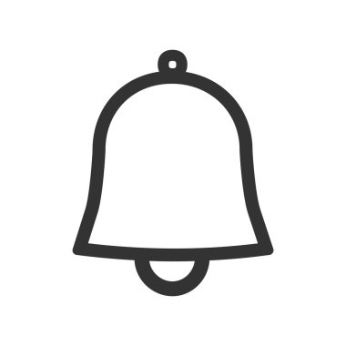 Çan simgesi vektör illüstrasyonu
