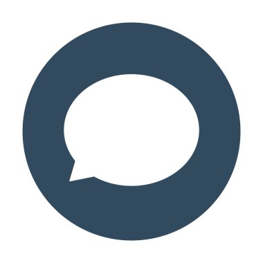 konuşma balonu simgesi, vektör illüstrasyonu