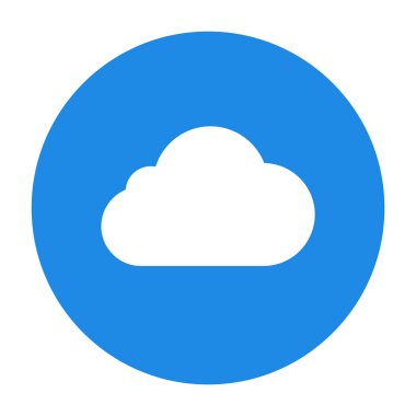 bulut web vektör simgesi