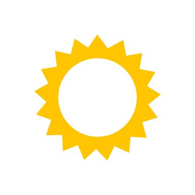 Güneş Simgesi Vektör illüstrasyonu